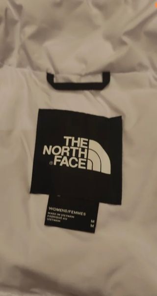 Chaleco plumón The north face M lavanda