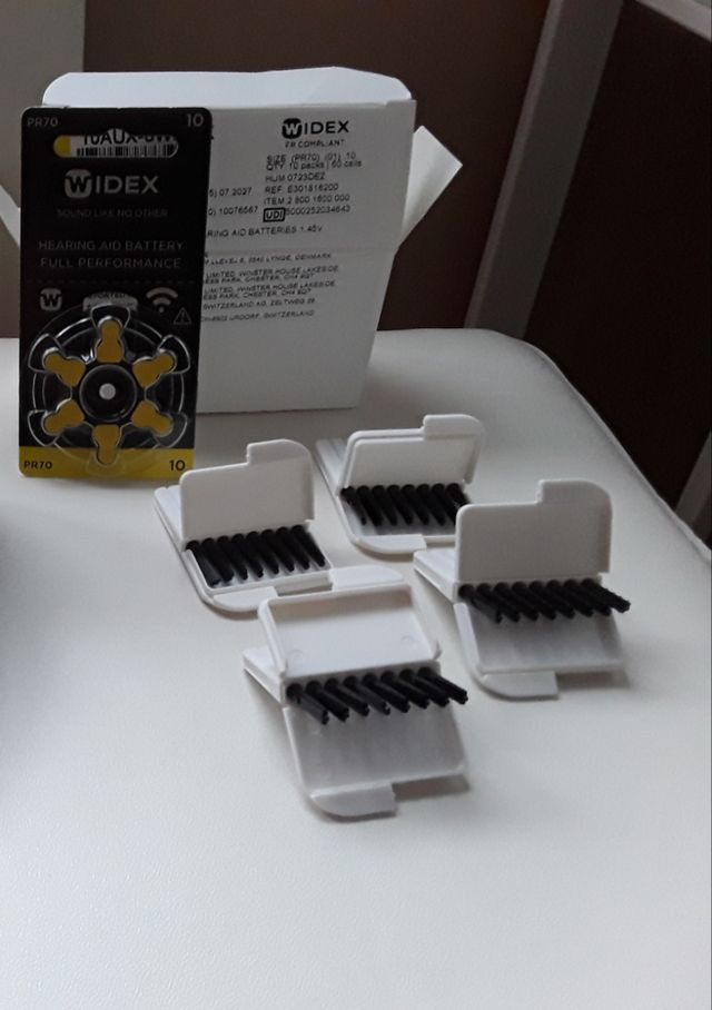 Batterie/filtri per apparecchi acustici