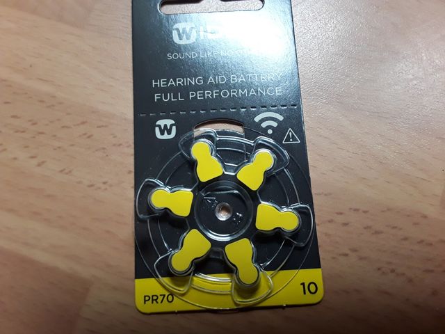 Batterie/filtri per apparecchi acustici