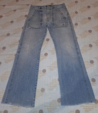 Pantalón tejano acampanado vintage