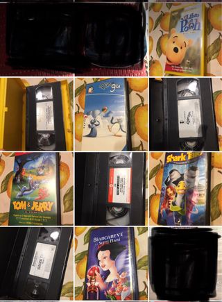 cassette vhs cartoni animati
