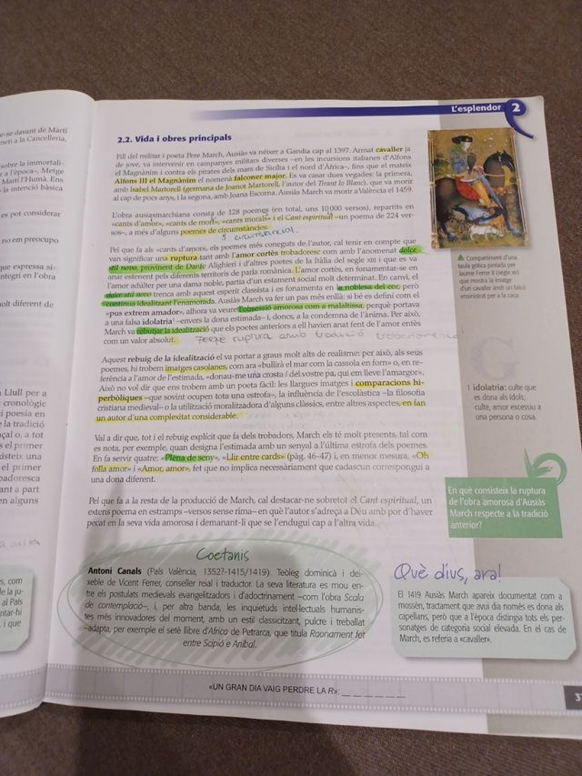 Trama. Literatura - Batxillerat 1