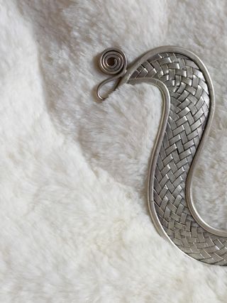 Plata tailandesa colgante artesanal