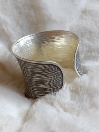 Plata brazalete Karen Tailandia ajustable