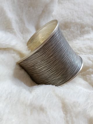 Plata brazalete Karen Tailandia ajustable