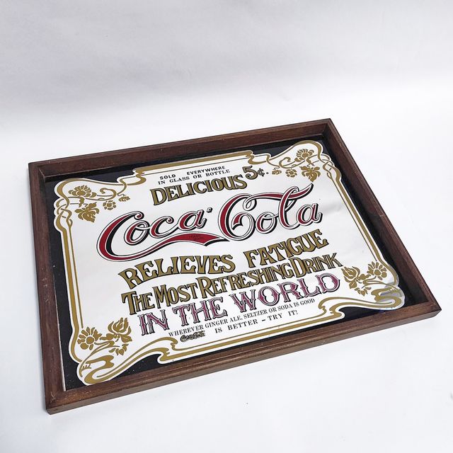 Specchio pubblicitario Coca Cola 40x30 cm