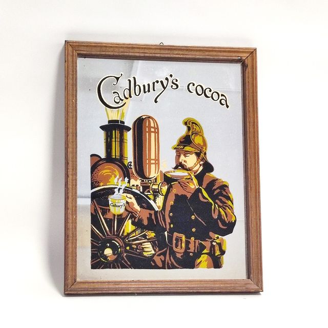 Specchio pubblicitario Cadbury's Cocoa 28x35 cm