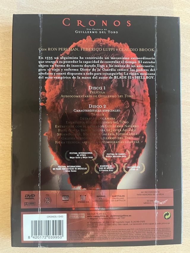 CRONOS - DVD EDICION ESPECIAL 2 DISCOS