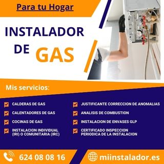 INSTALADOR calderas de GAS