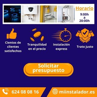 INSTALADOR calderas de GAS