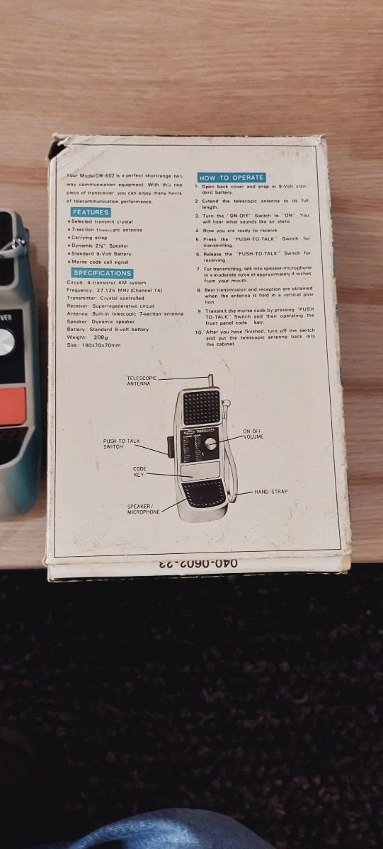 Walkie talkie great antiguos.