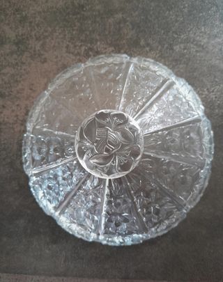 Portacaramelle di cristallo, vintage anni 60/70