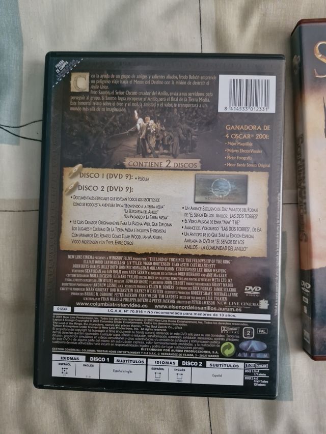 Coleccion DVD el señor de los anillos