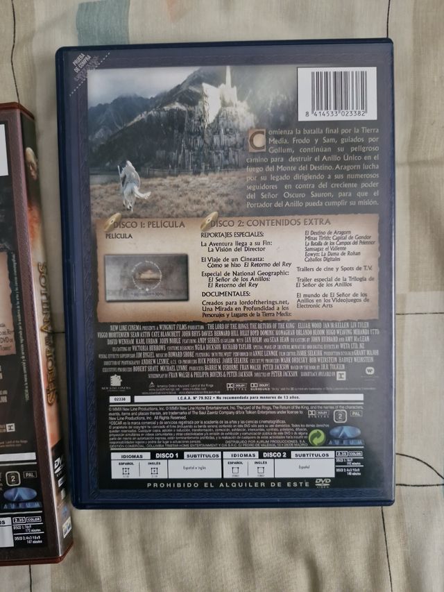 Coleccion DVD el señor de los anillos