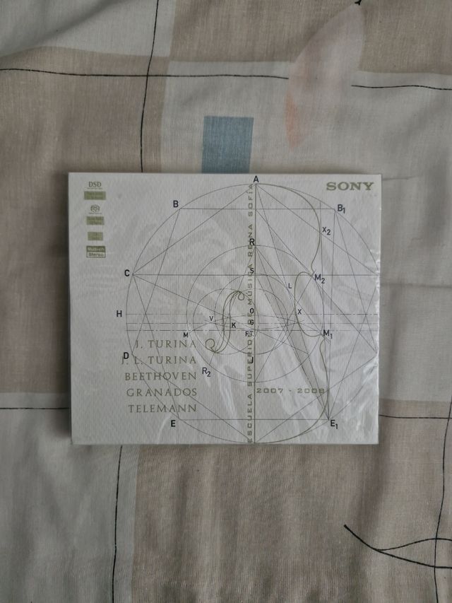 Turina, beethoven, granados cd