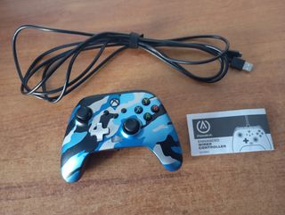 Mando camuflaje azul