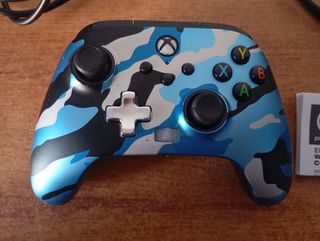 Mando camuflaje azul