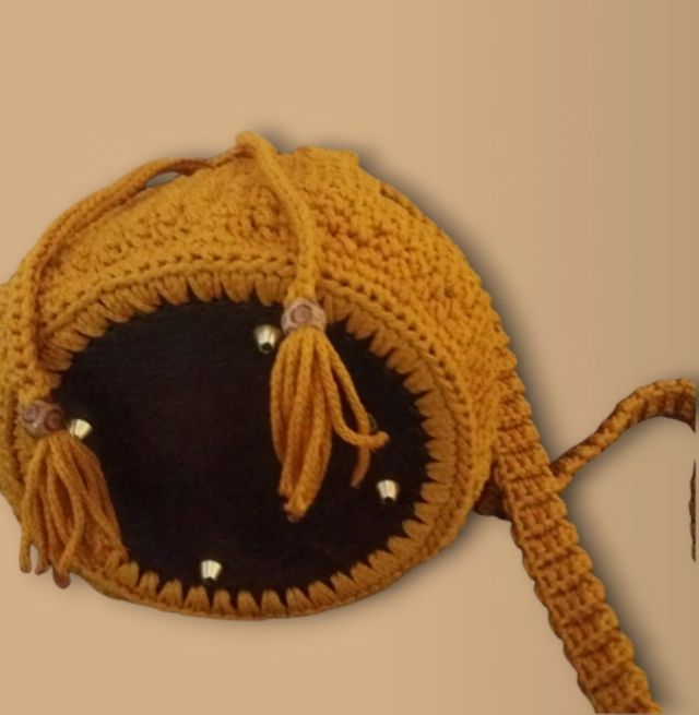 Borsa a secchiello in crochet
