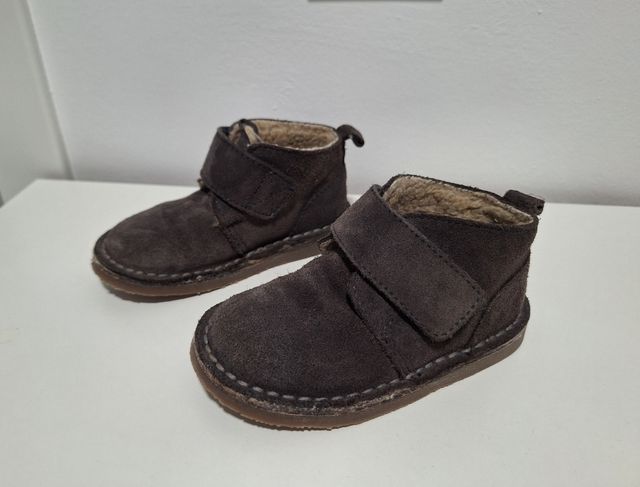 Botín serraje 100% piel bebé ZARA