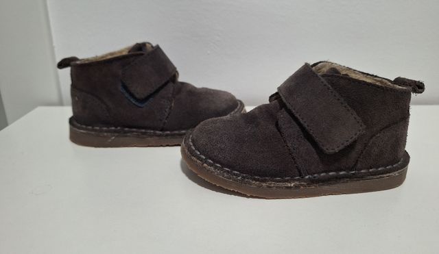 Botín serraje 100% piel bebé ZARA