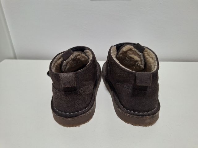 Botín serraje 100% piel bebé ZARA