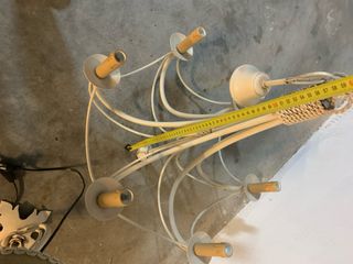 Lampara y lamparita de forja