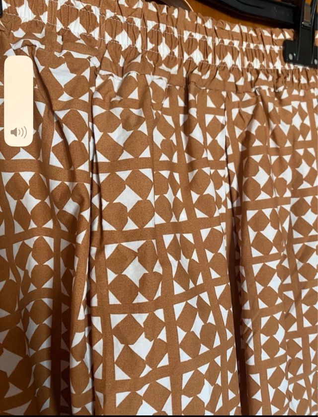 Gonna vintage a pieghe ampie