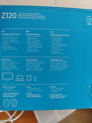 Altavoces estéreo compactos