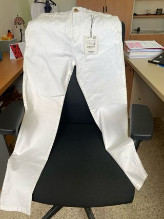 Pantalon blanco niño Zara 13-14