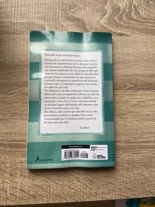 Libro El Niño con el Pijama de Rayas