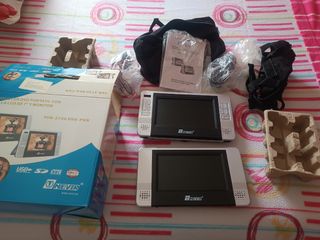 Reproductor DVD portátil con pantalla LC