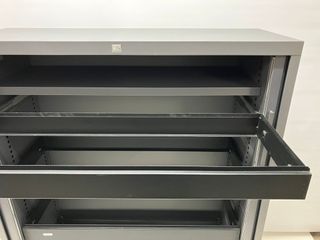 Archivador 4 bandejas carpetas colgantes con llave