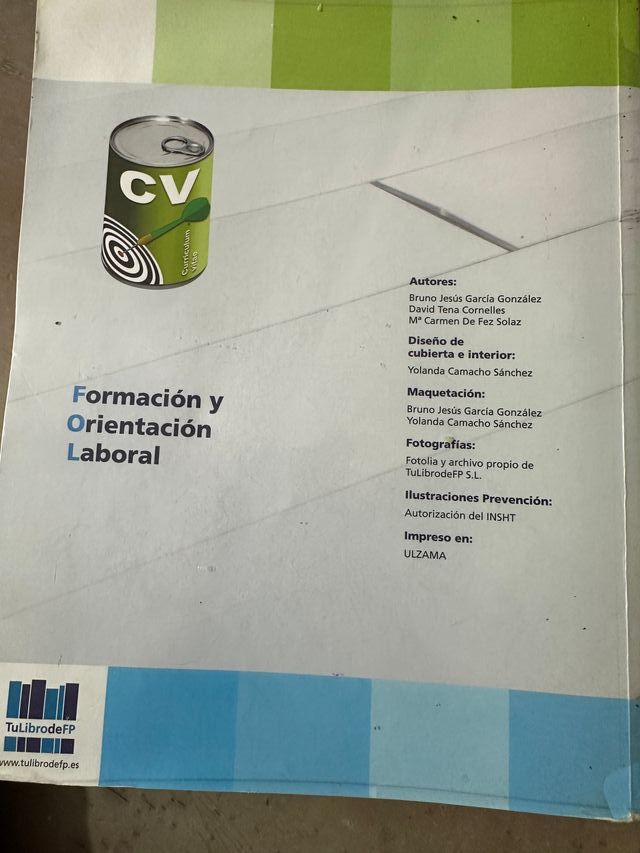 Libro de formación y orientación laboral