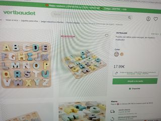 Vertbaudet puzzle abecedario