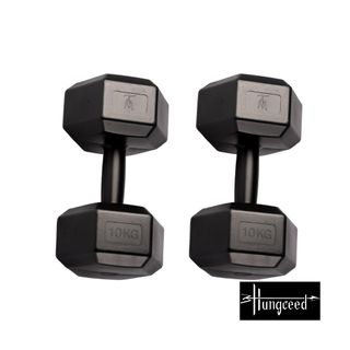 2 Mancuernas 10kg gym en casa entrenamiento