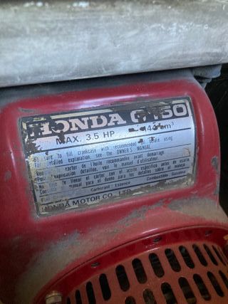 Hormigonera grande de gasolina