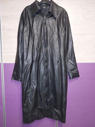 Chaqueta polipiel de mango