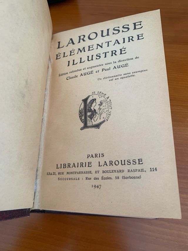 Diccionario Larousse elementaire illustré