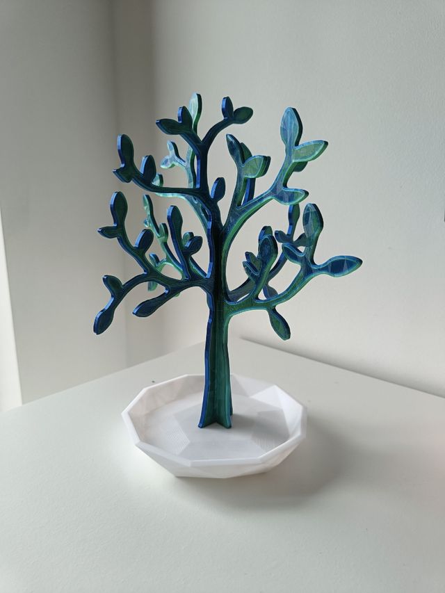 Porta gioielli albero