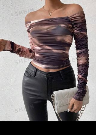 Blusa top NUEVA DE Shein - hombros descubiertos 