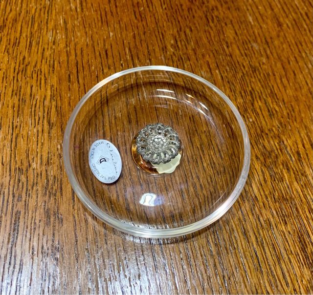 Piattino in cristallo vintage