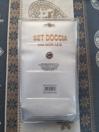 Set doccia con cavo 1,2m nuovo