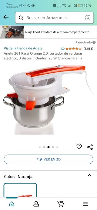 cortador de verduras ariete passi