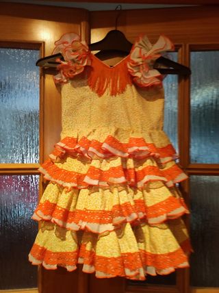 Traje de flamenca para niña 