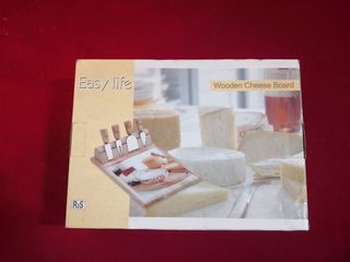 Set formaggio con tagliere in legno