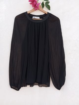 Blusa manga globo t.M ZARA 