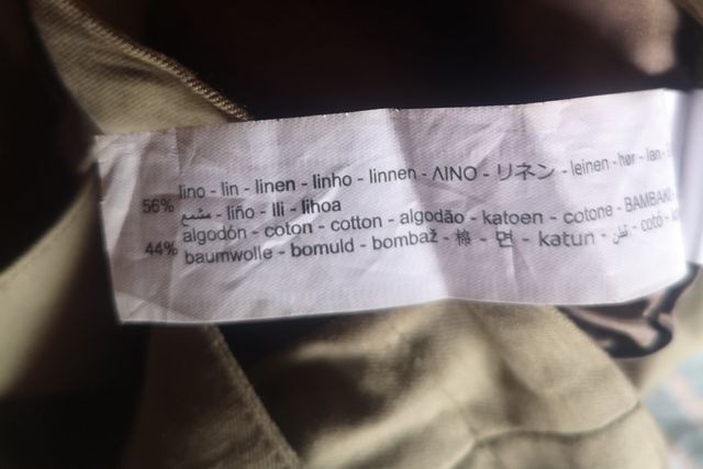 Shorts paper bag de Zara en verde