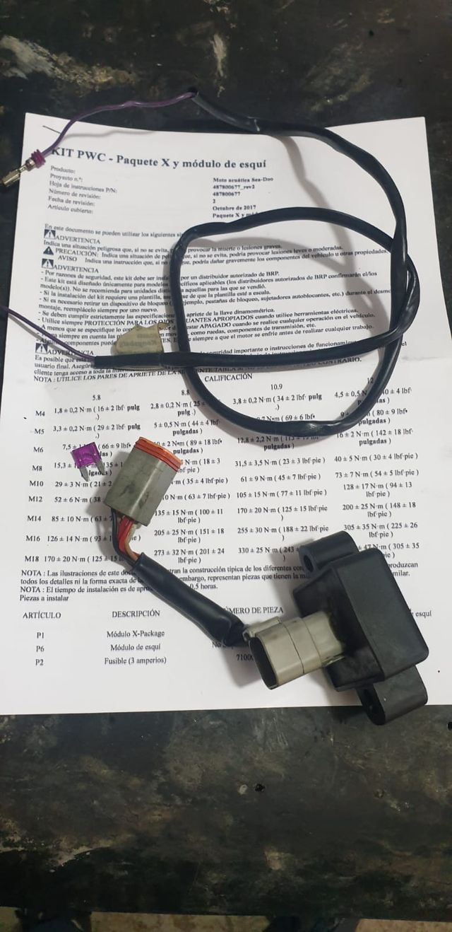 Módulo de esquí SEADOO BRP BOMBARDIER 295100432