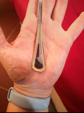 Servizio posate torta da 12 oro acciaio