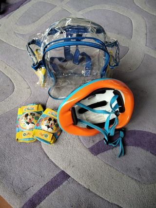 Protecciones y casco